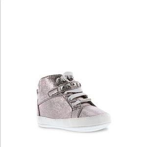 Michael Kors baby ivy Rory metallic shoes size 3